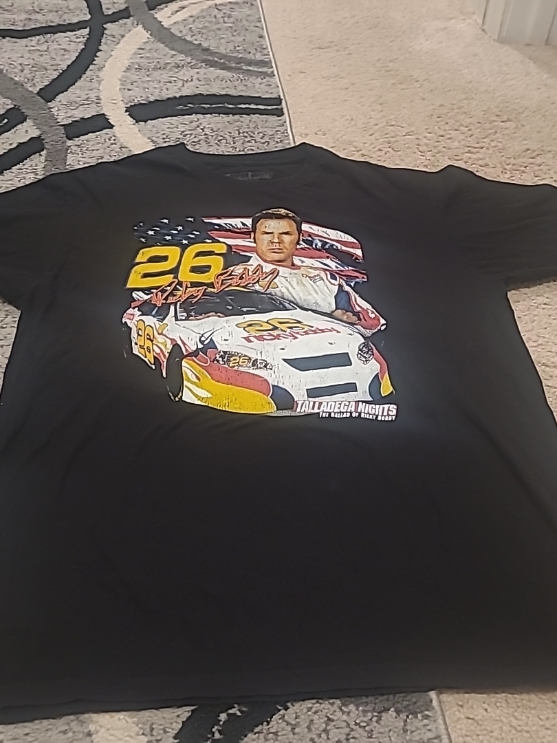 Talladega Nights Movie TShirt Xl Ricky Bobby Will Ferrel Nascar